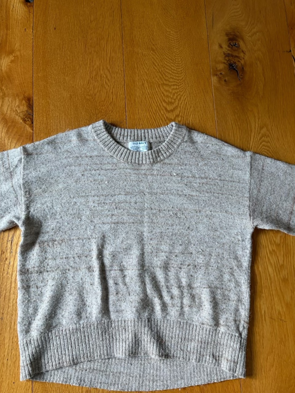Old Navy Women's Crewneck Sweater in Heather Taupe